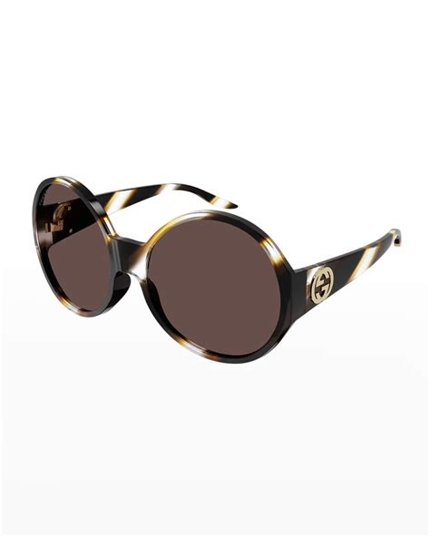 gucci silver round frames|gucci oversized round frame.